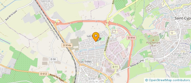 localisation de l'entreprise MONSIEUR MOHAMMED GUENDOUZ à ELNE