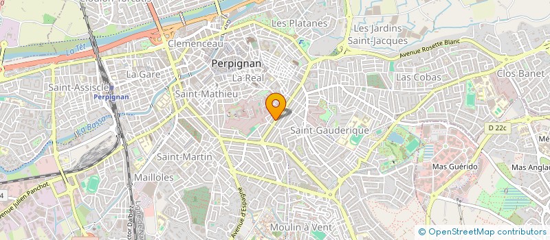 localisation de l'entreprise MONSIEUR MOHAMMED GUENDOUZ  PERPIGNAN