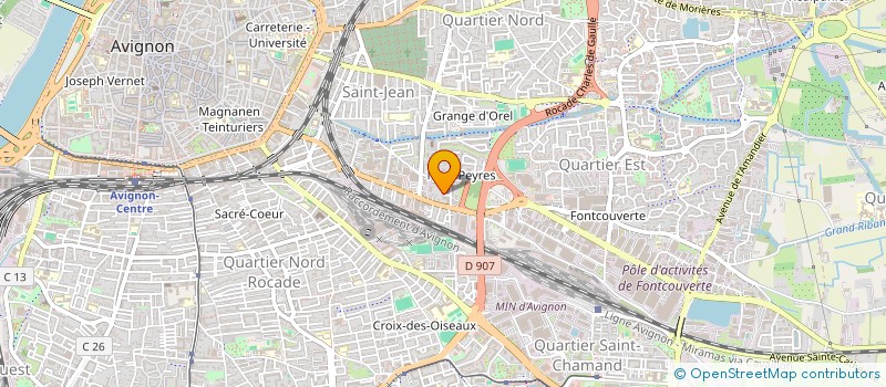 localisation de l'entreprise MONSIEUR MOHAMMED GUERROUJ  AVIGNON