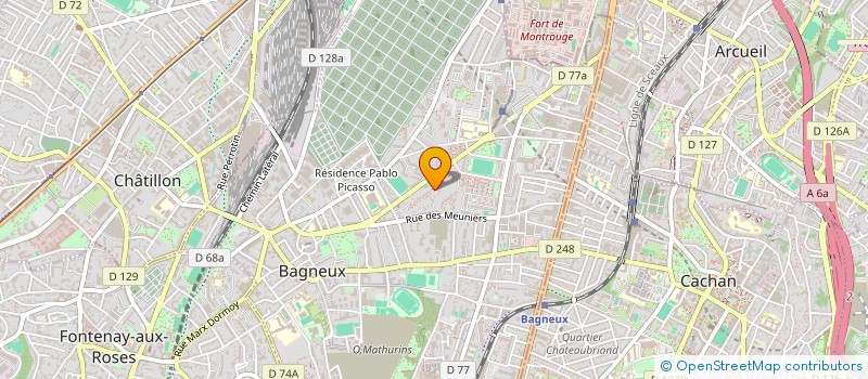 localisation de l'entreprise MONSIEUR MOHAMMED GUIZ à BAGNEUX