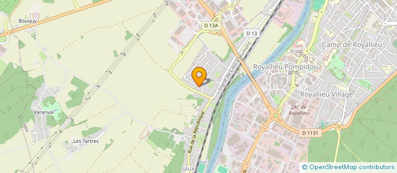 localisation de l'entreprise MONSIEUR MOHAMMED HABLAL  JAUX