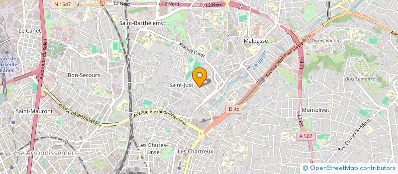 localisation de l'entreprise MONSIEUR MOHAMMED HACHAD à MARSEILLE 13EME