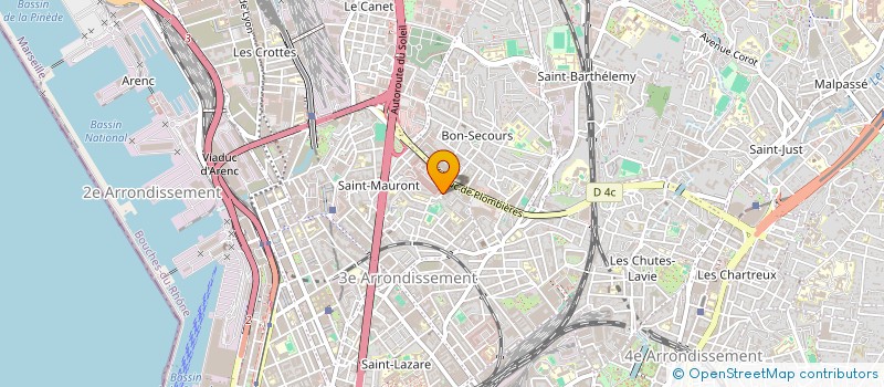 localisation de l'entreprise MONSIEUR MOHAMMED HACHELFI à MARSEILLE