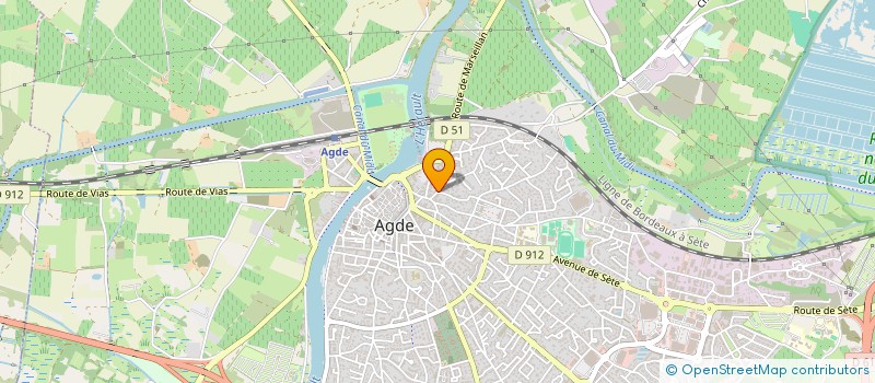 localisation de l'entreprise MONSIEUR MOHAMMED HACHIR à AGDE