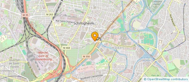 localisation de l'entreprise MONSIEUR MOHAMMED HACHOUD  SCHILTIGHEIM