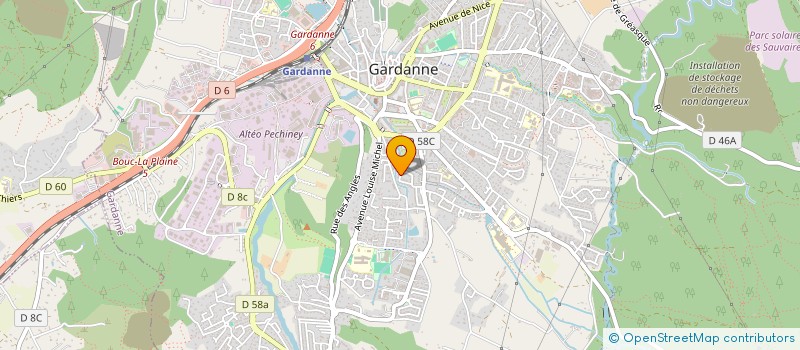 localisation de l'entreprise MONSIEUR MOHAMMED HACHOUF à GARDANNE