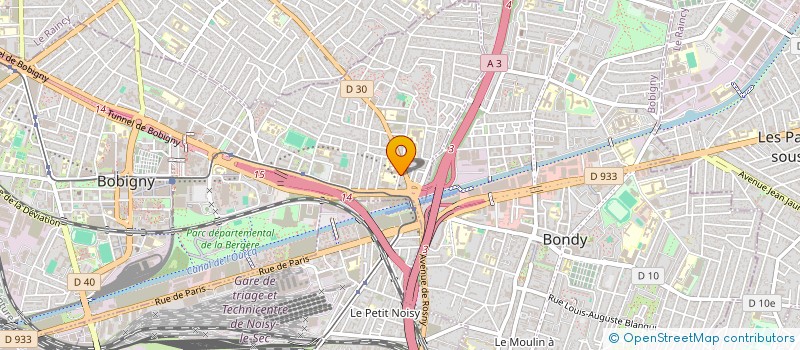 localisation de l'entreprise MONSIEUR MOHAMMED HACINI  BOBIGNY