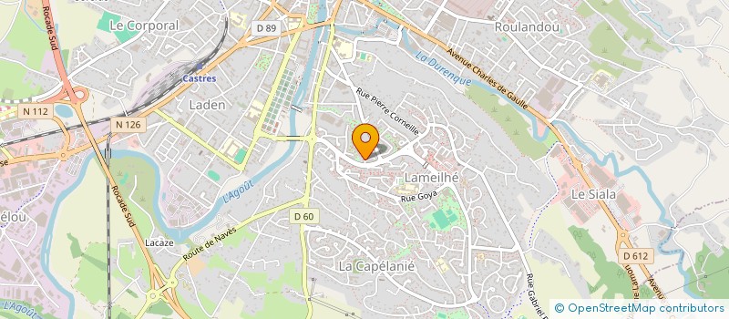 localisation de l'entreprise MONSIEUR MOHAMMED HADJ-BEKKOUCHE  CASTRES