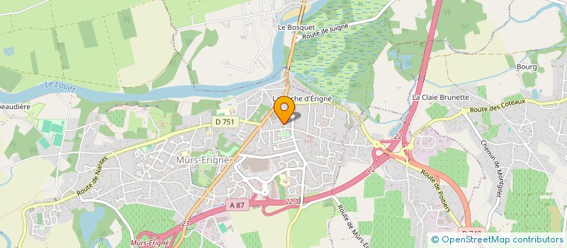 localisation de l'entreprise MONSIEUR MOHAMMED HAFFAF  MURS-ERIGNE