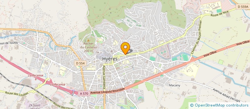 localisation de l'entreprise MONSIEUR MOHAMMED HAJJI à HYERES