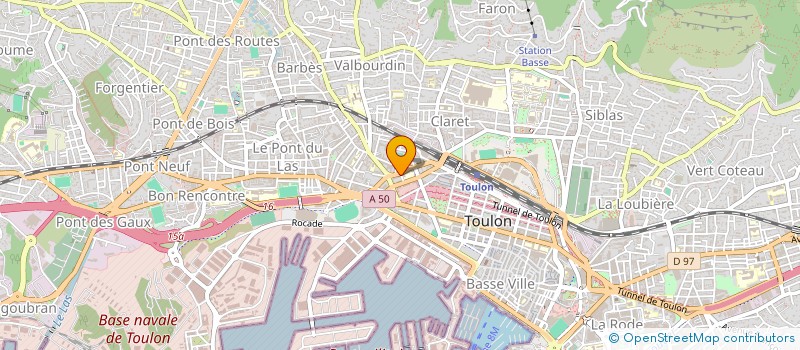 localisation de l'entreprise MONSIEUR MOHAMMED HAJJI  TOULON