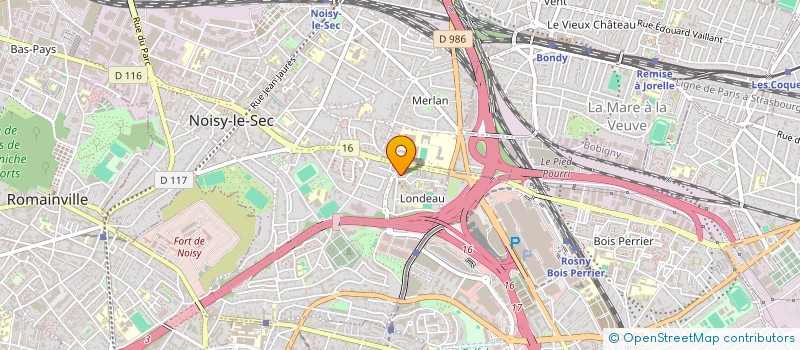localisation de l'entreprise MONSIEUR MOHAMMED HAKIM à NOISY-LE-SEC