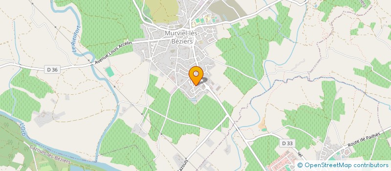 localisation de l'entreprise MONSIEUR MOHAMMED HAKIM  MURVIEL-LES-BEZIERS