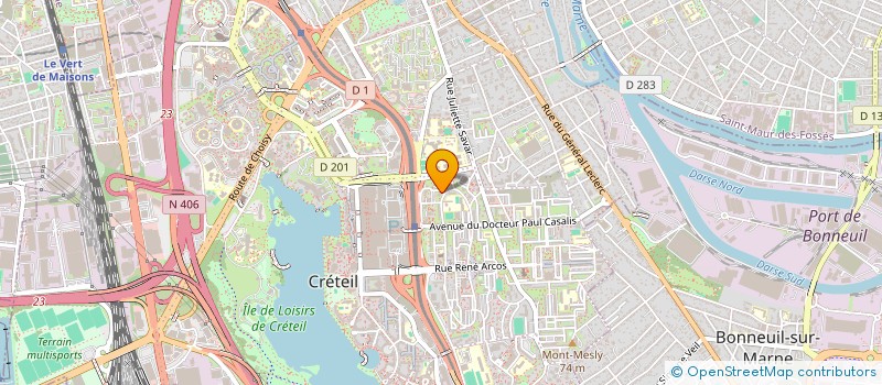 localisation de l'entreprise MONSIEUR MOHAMMED HAKKA  CRETEIL