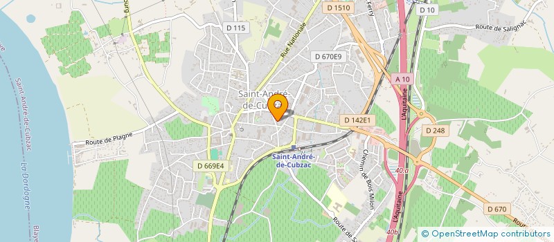 localisation de l'entreprise MONSIEUR MOHAMMED HAMAIDI  CUBZAC-LES-PONTS