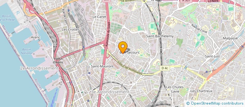localisation de l'entreprise MONSIEUR MOHAMMED HAMAMI à MARSEILLE