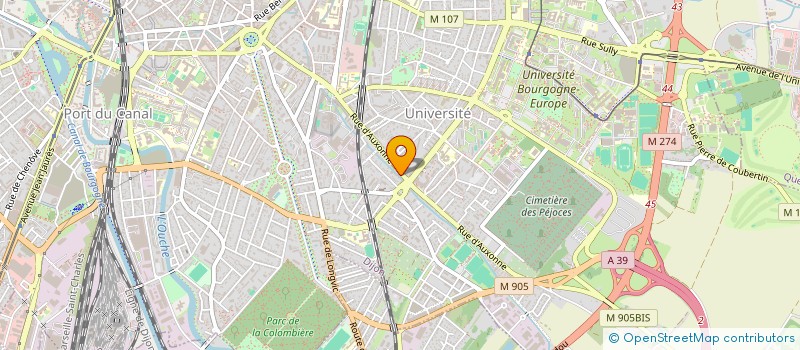 localisation de l'entreprise MONSIEUR MOHAMMED HAMBLI  DIJON