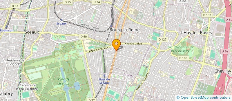 localisation de l'entreprise MONSIEUR MOHAMMED HAMDAOUI à SCEAUX