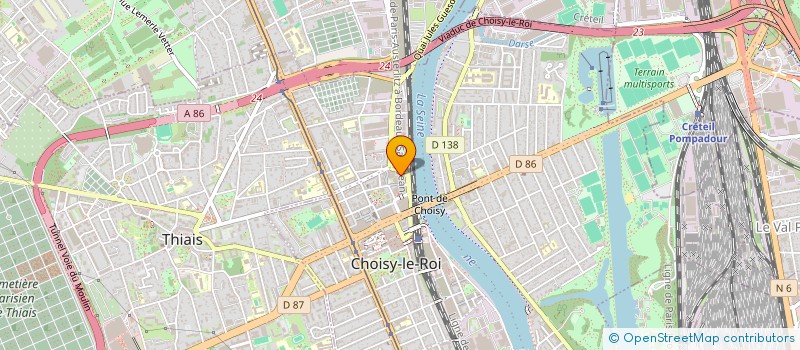 localisation de l'entreprise MONSIEUR MOHAMMED HAMDAOUI  CHOISY-LE-ROI