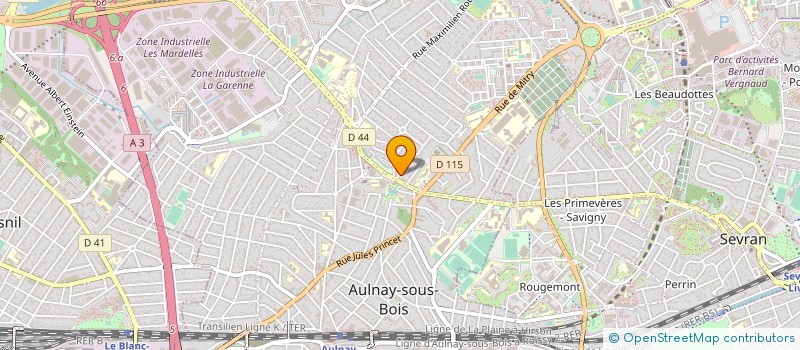 localisation de l'entreprise MONSIEUR MOHAMMED HAMDAOUI à AULNAY-SOUS-BOIS