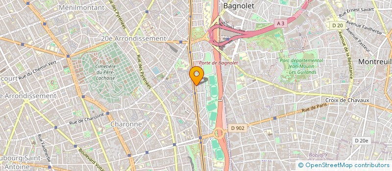 localisation de l'entreprise MONSIEUR MOHAMMED HAMMACHE  PARIS