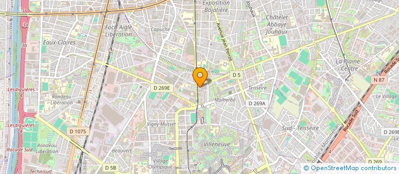 localisation de l'entreprise MONSIEUR MOHAMMED HAMMADI  GRENOBLE