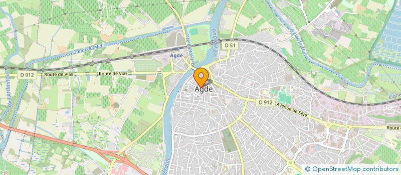 localisation de l'entreprise MONSIEUR MOHAMMED HAMMICH à AGDE