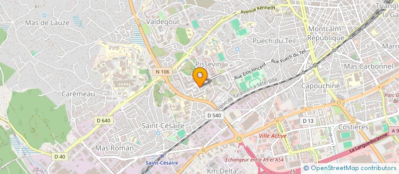 localisation de l'entreprise MONSIEUR MOHAMMED HAMMOU  NIMES