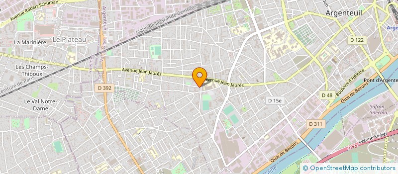 localisation de l'entreprise MONSIEUR MOHAMMED HAMMOUTI  ARGENTEUIL