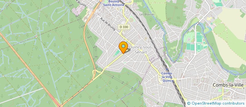 localisation de l'entreprise MONSIEUR MOHAMMED HAMMOUTI  QUINCY-SOUS-SENART