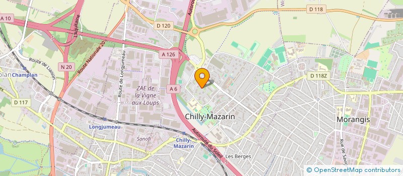 localisation de l'entreprise MONSIEUR MOHAMMED HAMOUDI  CHILLY-MAZARIN