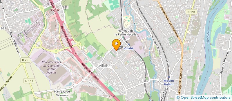 localisation de l'entreprise MONSIEUR MOHAMMED HARNAFI  VILLABE