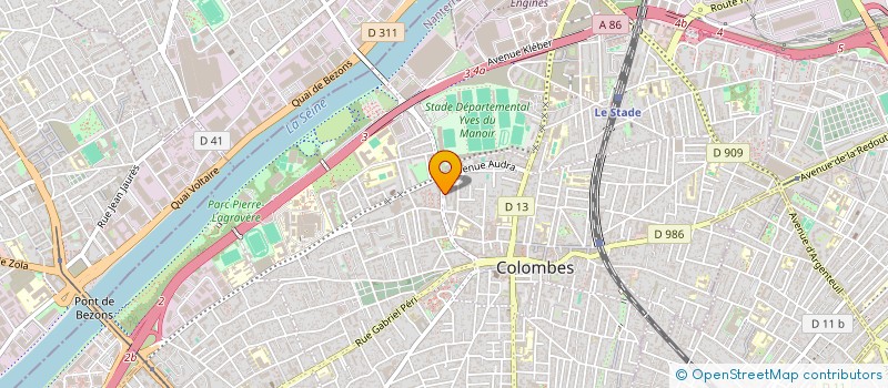 localisation de l'entreprise MONSIEUR MOHAMMED HASAN à COLOMBES