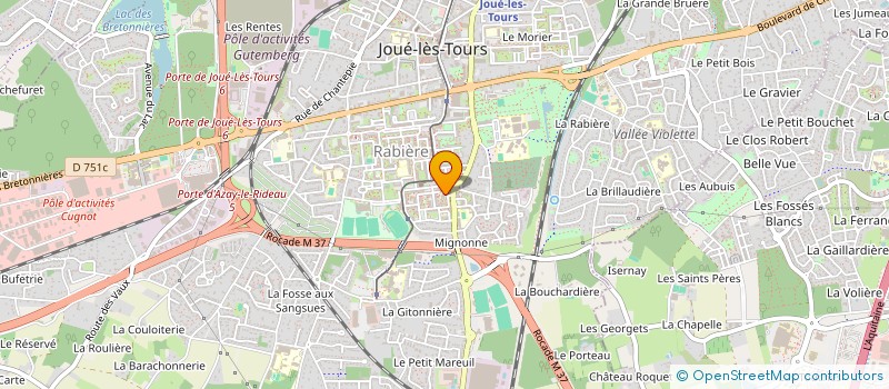 localisation de l'entreprise MONSIEUR MOHAMMED HASNAOUI  JOUE-LES-TOURS