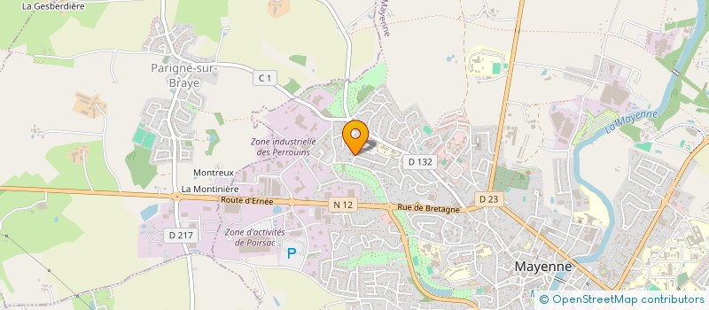 localisation de l'entreprise MONSIEUR MOHAMMED HASSAN MOHAMMED  MAYENNE