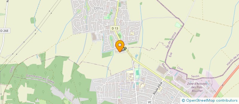 localisation de l'entreprise MONSIEUR MOHAMMED HASSANI  OTHIS