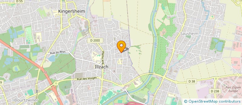 localisation de l'entreprise MONSIEUR MOHAMMED HEBBAL  ILLZACH