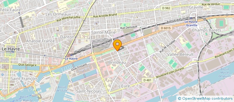 localisation de l'entreprise MONSIEUR MOHAMMED HEBBRI  LE HAVRE