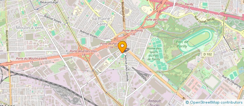 localisation de l'entreprise MONSIEUR MOHAMMED HENANI  VENISSIEUX