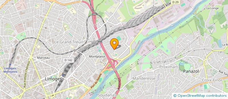 localisation de l'entreprise MONSIEUR MOHAMMED HENNI à LIMOGES