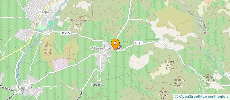 localisation de l'entreprise MONSIEUR MOHAMMED HETTAT  VILLARZEL-CABARDES