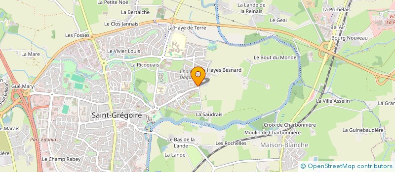 localisation de l'entreprise MONSIEUR MOHAMMED HIBBI à SAINT-GREGOIRE