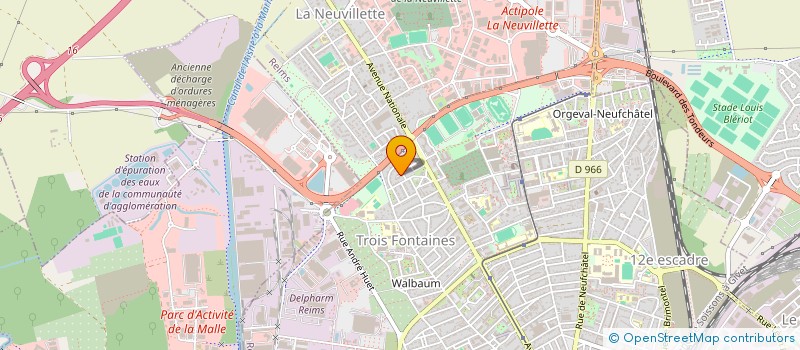 localisation de l'entreprise MONSIEUR MOHAMMED-HICHEM BELGUENDOUZ  REIMS