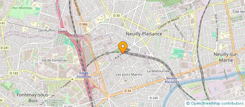 localisation de l'entreprise MONSIEUR MOHAMMED HILMI à NEUILLY-PLAISANCE