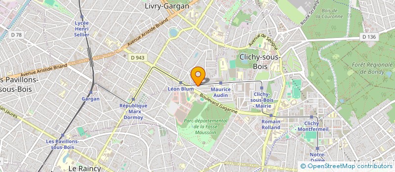 localisation de l'entreprise MONSIEUR MOHAMMED HOSSAIN à CLICHY-SOUS-BOIS