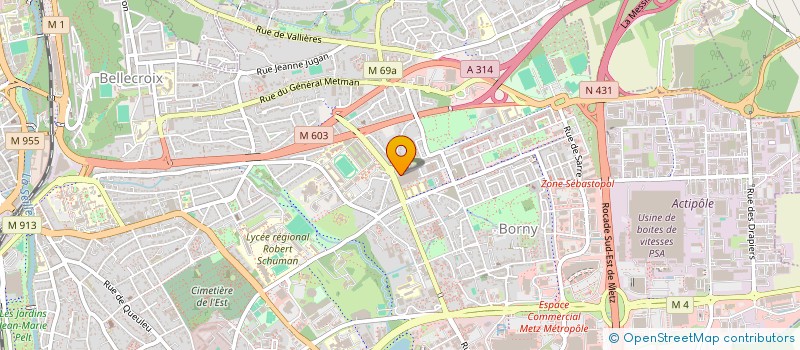 localisation de l'entreprise MONSIEUR MOHAMMED HOSSAIN  METZ