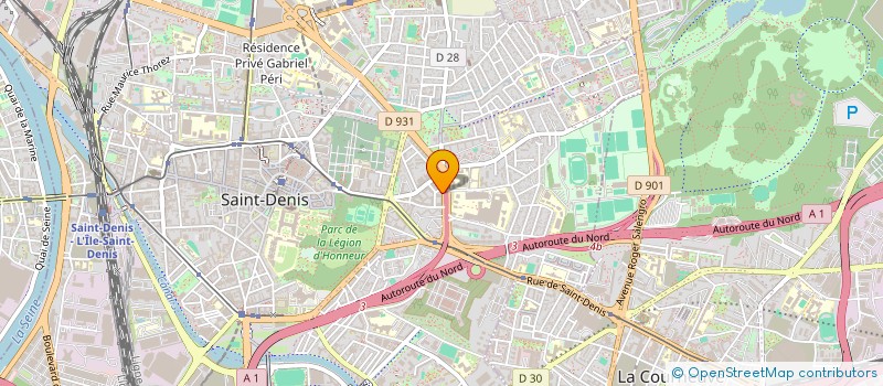 localisation de l'entreprise MONSIEUR MOHAMMED HOSSAIN à SAINT-DENIS