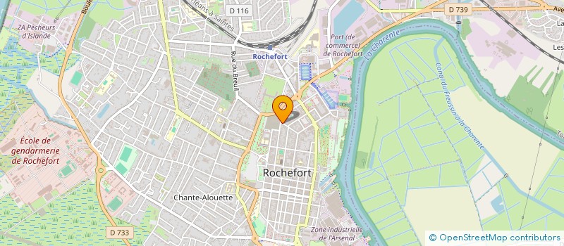 localisation de l'entreprise MONSIEUR MOHAMMED HOSSAIN  ROCHEFORT