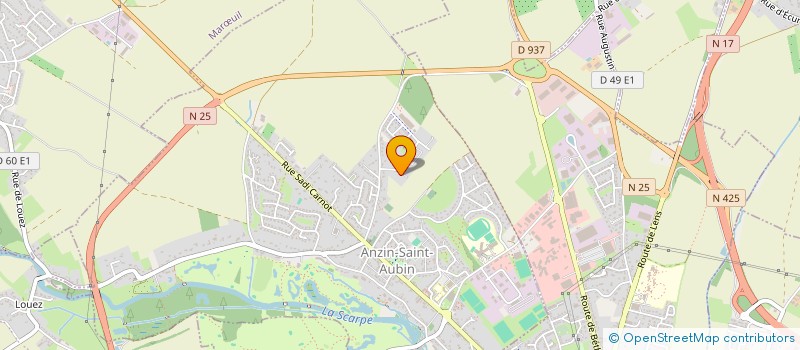 localisation de l'entreprise MONSIEUR MOHAMMED HOSSEINI  ANZIN-SAINT-AUBIN