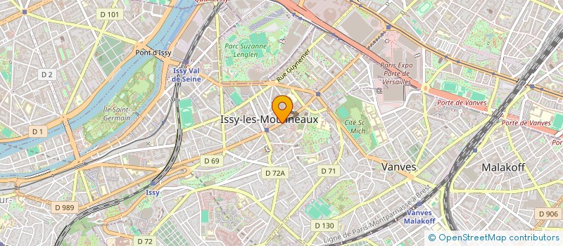 localisation de l'entreprise MONSIEUR MOHAMMED HOSSIN  ISSY-LES-MOULINEAUX